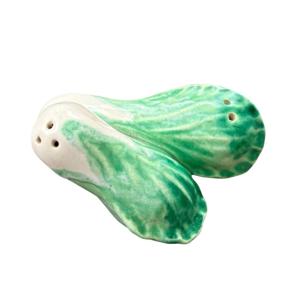 Vintage Endive Romaine Bok Choy Salt and Pepper Shakers